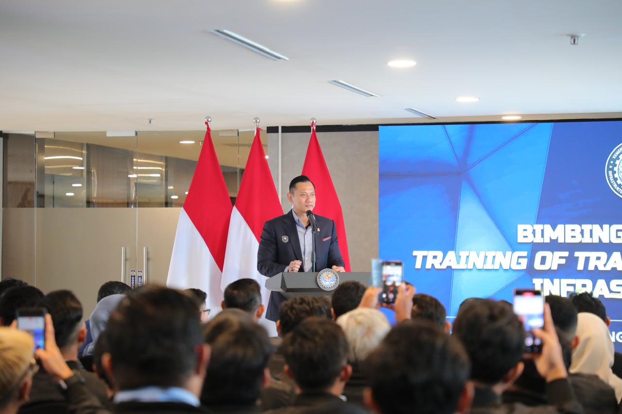 Buka TOT Jubir Infrastruktur, Menko AHY Ajak Publik Terlibat dan Menjadi Mitra Pembangunan