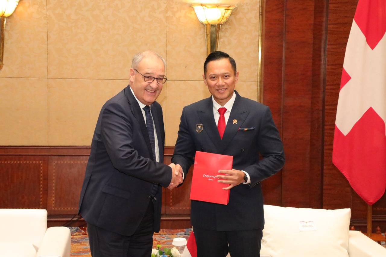 Perkuat Hubungan Bilateral, Menko AHY Optimis Kerjasama Indonesia-Swiss Mendukung Pembangunan Infrastruktur Berkelanjutan