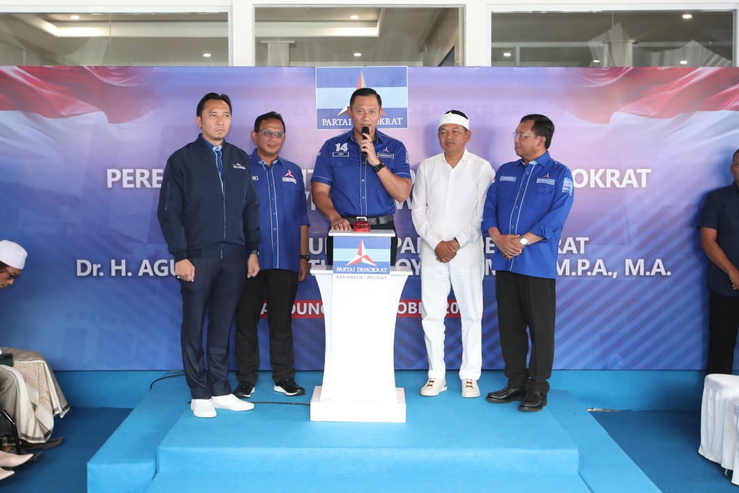 Resmikan Kantor DPD Demokrat Jabar, AHY: Jadikan Rumah Aspirasi Rakyat