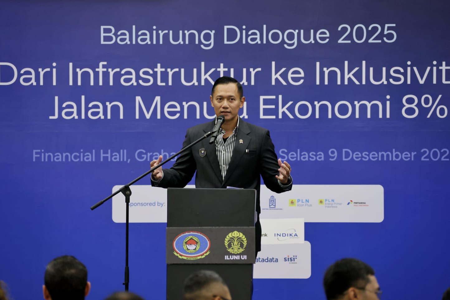 Jadi Pembicara Kunci di Balairung Dialogue, Menko AHY Tekankan Pentingnya Pembangunan Inklusif dan Berkelanjutan