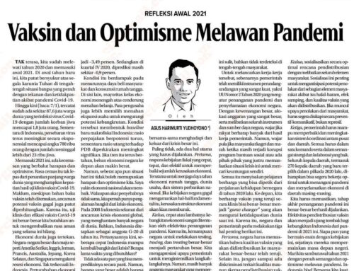 Vaksin dan Optimisme Melawan Pandemi