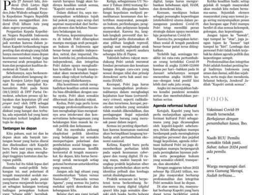 Harapan bagi ‘Kapolri untuk Semua’