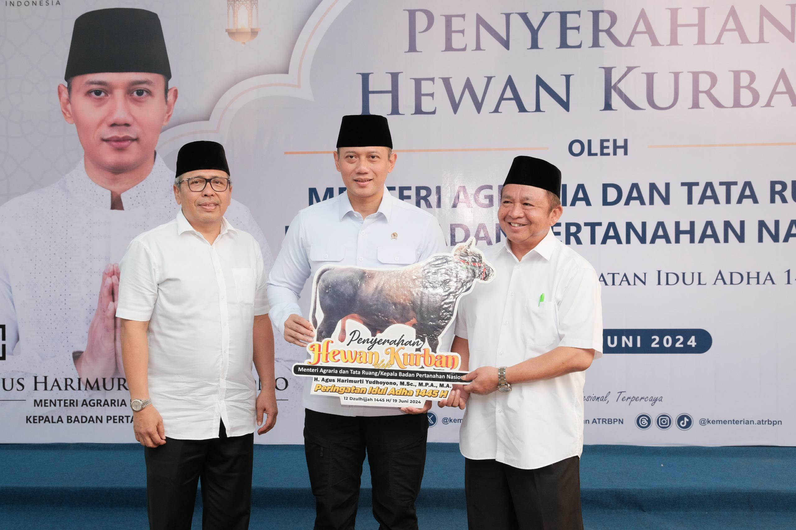 Menteri AHY Idul Adha