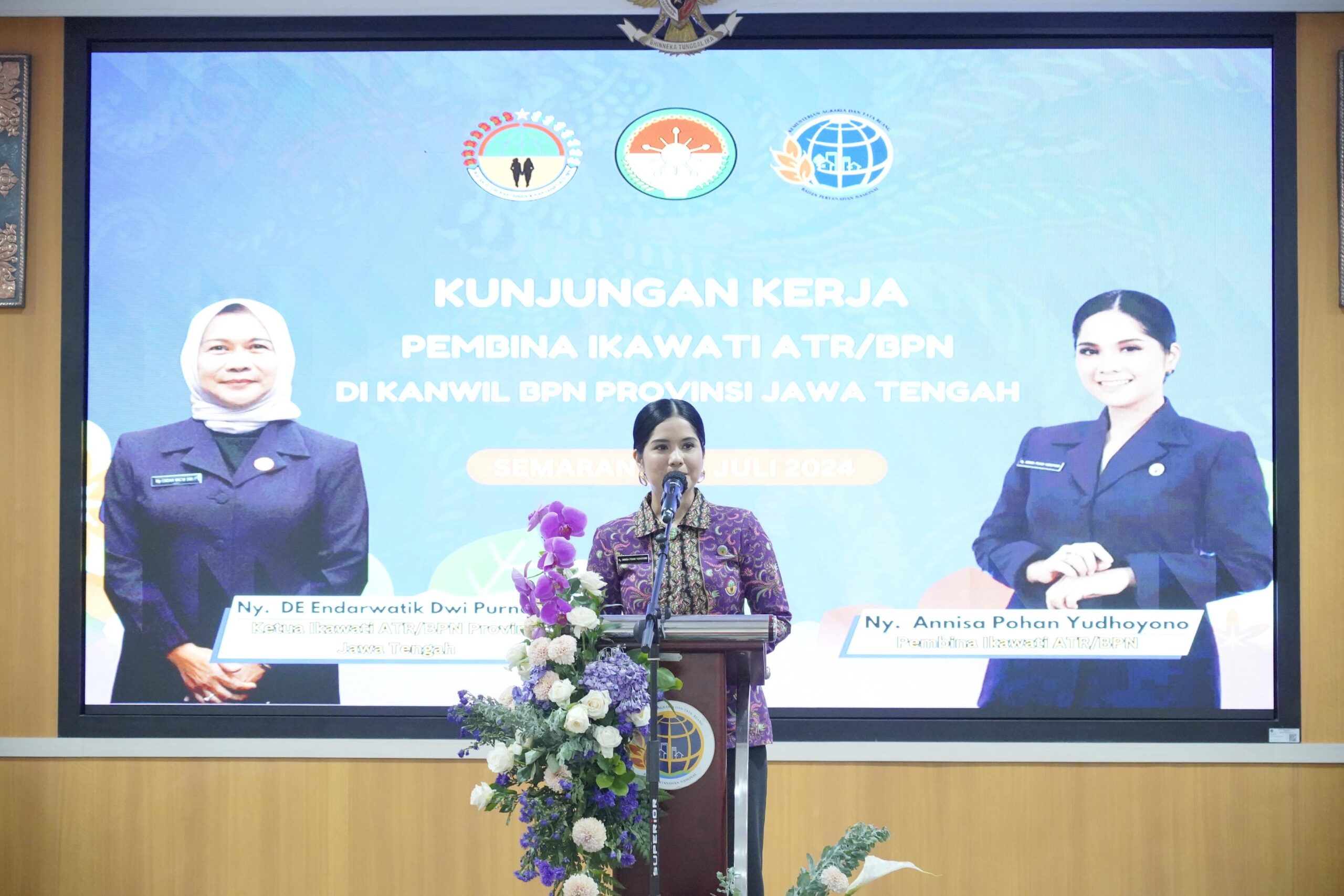 Annisa Yudhoyono Ajak Ikatan Istri Dan Karyawati Kementerian ATR/BPN Untuk Sosialisasi Lewat Jalur Pertemanan