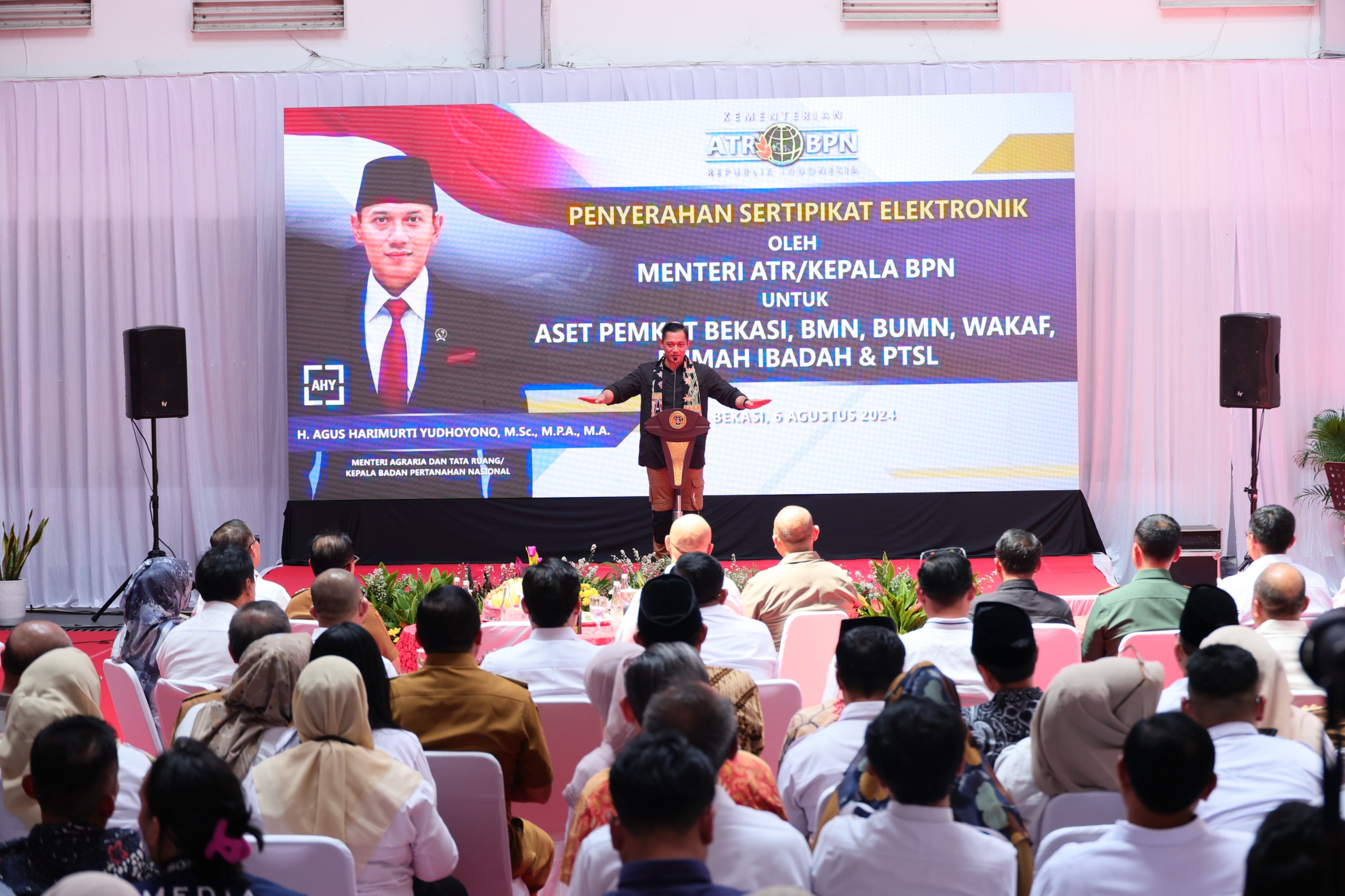 Apresiasi Revitalisasi Kantah Kota Bekasi, Menteri AHY Harapkan Bisa Semakin Meningkatkan Kualitas Layanan