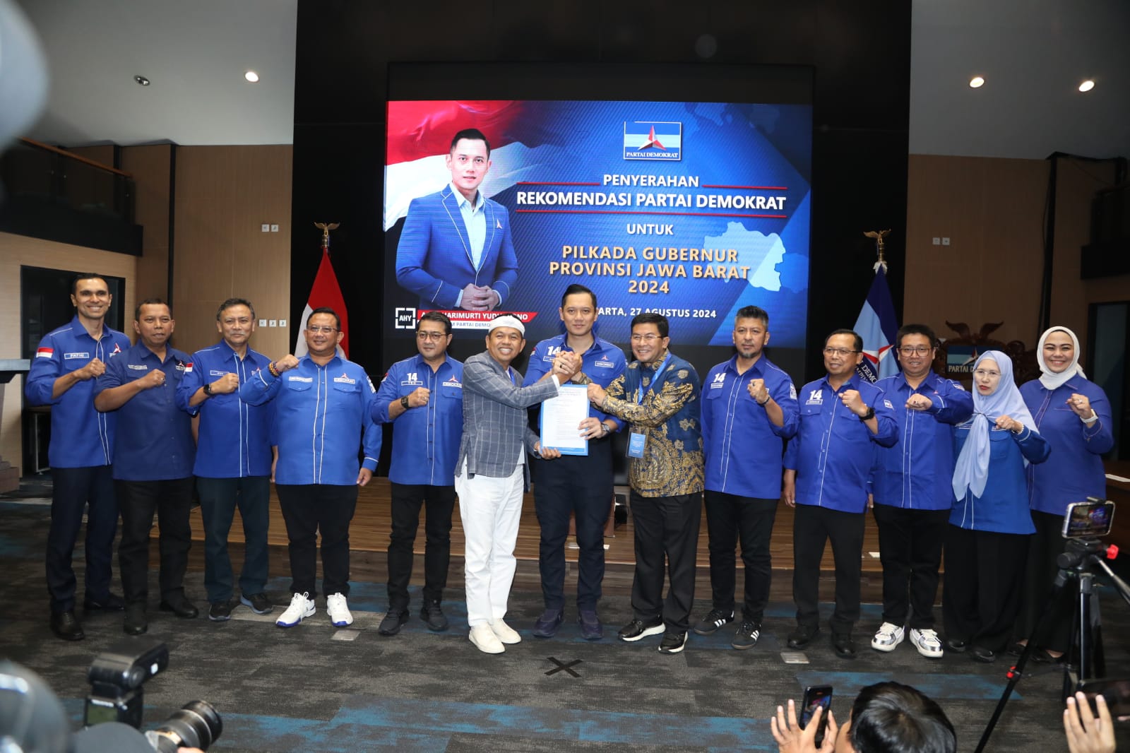 Dukungan Demokrat di Pilgub Jabar, AHY: Dedi Mulyadi-Erwan Setiawan Siap Hadirkan Jawa Barat yang Semakin Makmur dan Berkeadilan