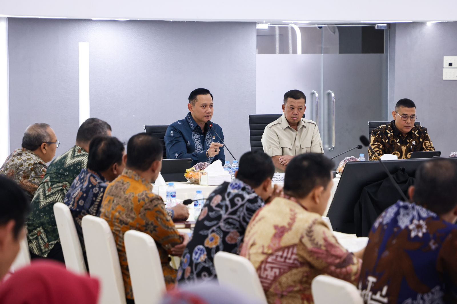 Kunjungi Kementerian ATR/BPN, Menko AHY: Perlunya Integrasi Kebijakan Satu Peta, Satu Tata Ruang, untuk Dorong Pembangunan Infrastruktur yang Lebih Baik