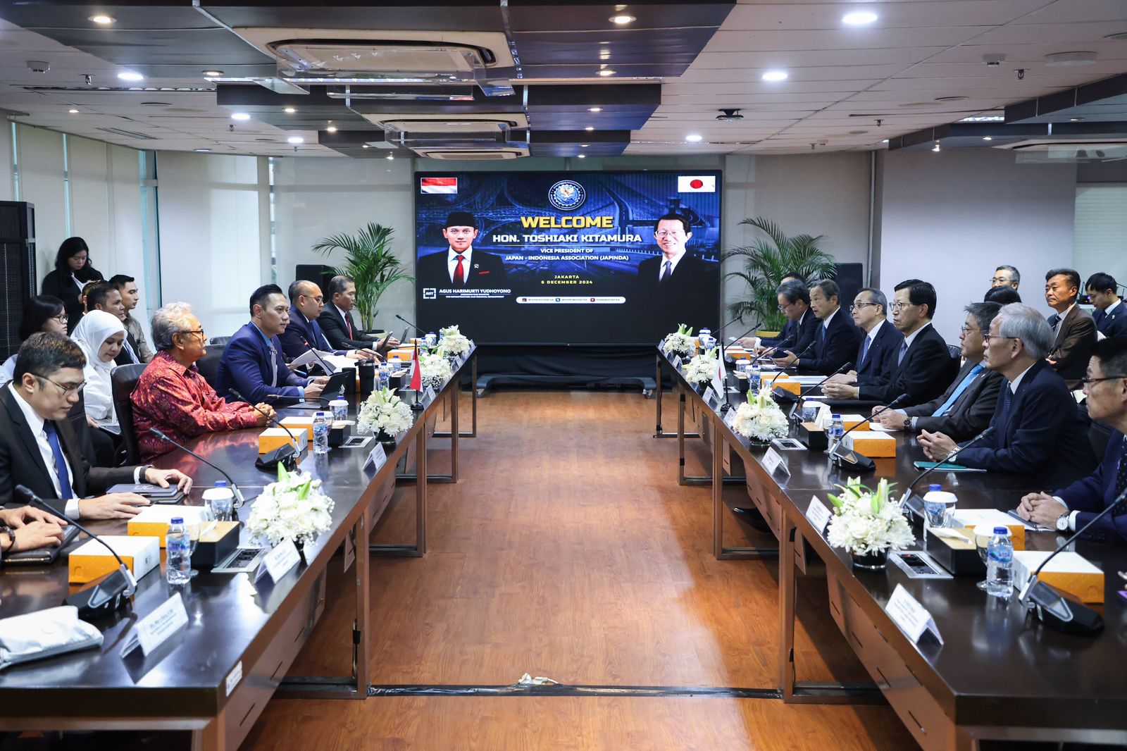 Menerima Delegasi JAPINDA, Menko AHY: Kemitraan Jepang-Indonesia Diharapkan Terus Berkontribusi Bagi Kemajuan Indonesia