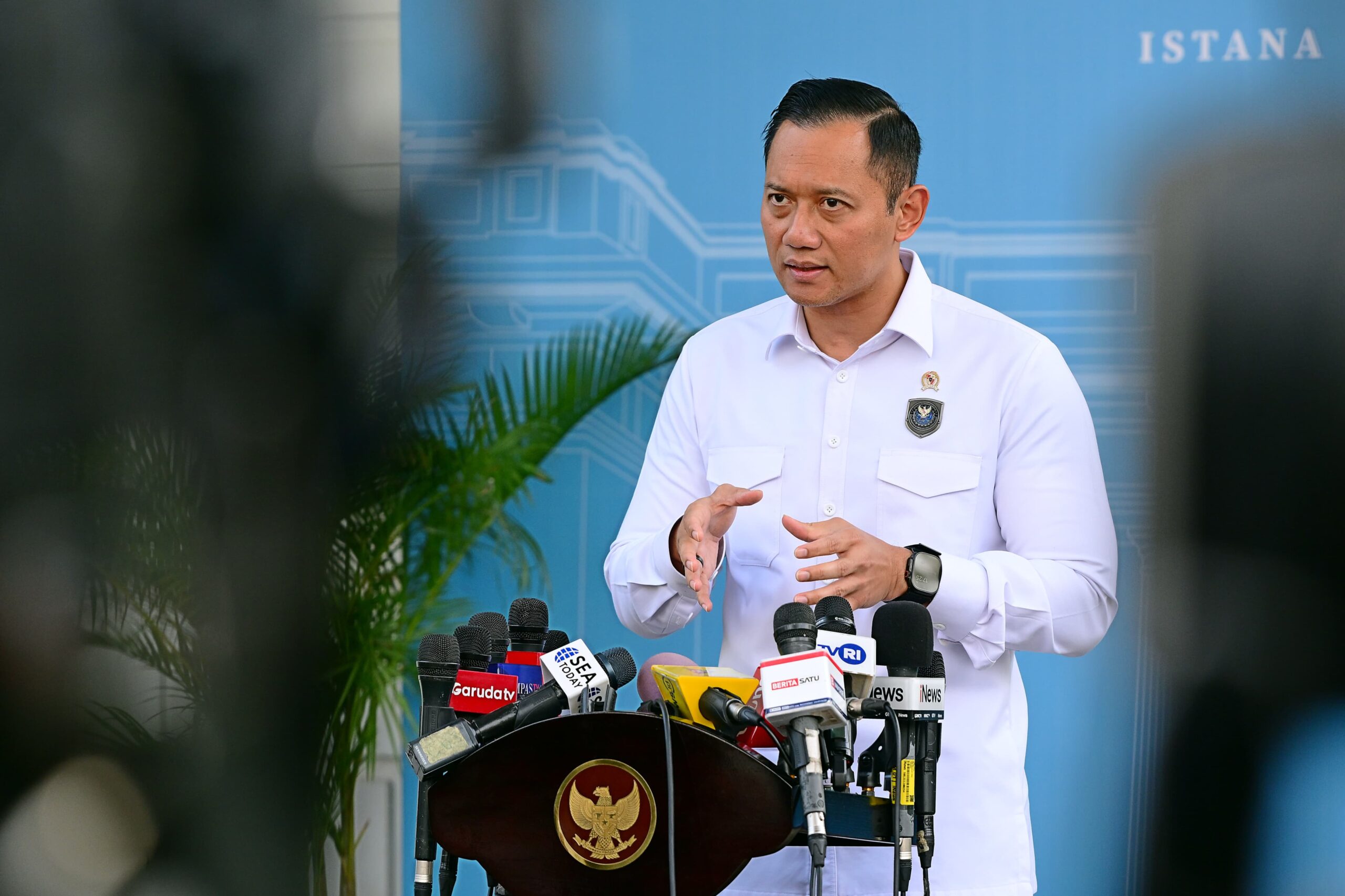 Ratas di Istana Bersama Presiden Prabowo, Menko AHY: Kita Hadirkan Gerakan Nasional Indonesia Bersih Dari Sampah