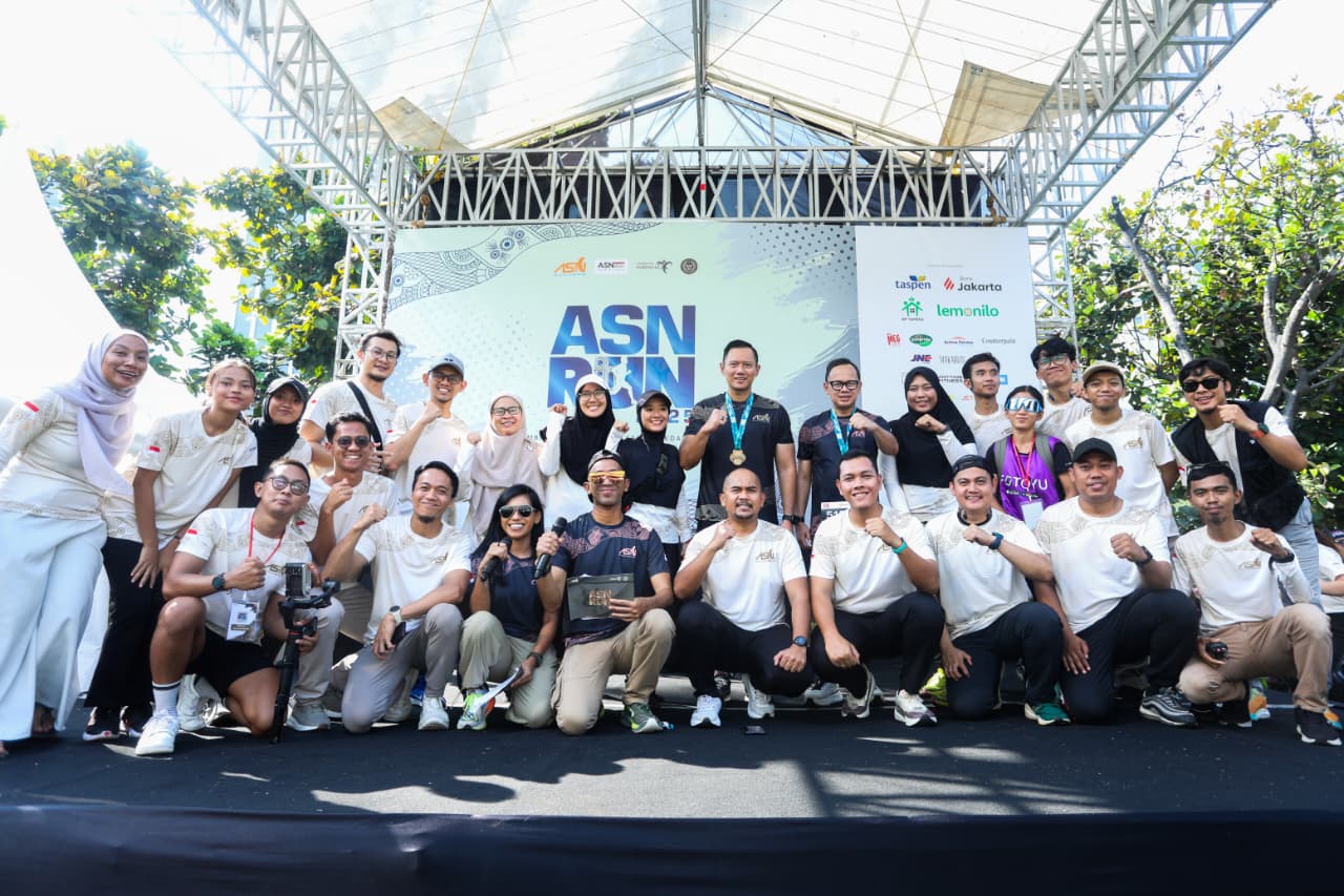Ikut ASN Run 2025, Menko AHY Ajak ASN Hidup Sehat, Produktif dan Penuh Semangat