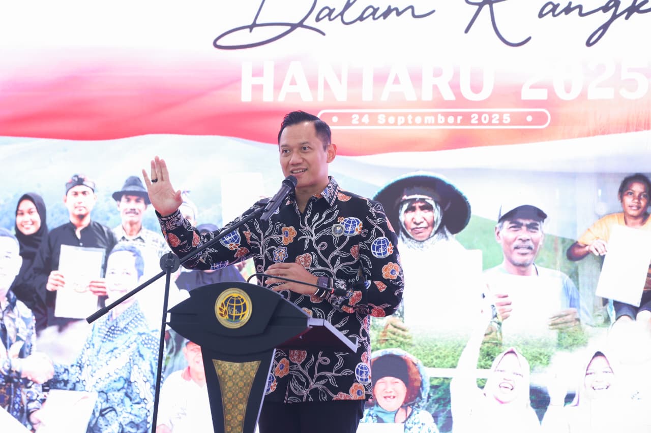 Di Momen Peringatan HANTARU, Menko AHY Tegaskan Tata Ruang yang Baik Adalah Pilar Pembangunan Berkelanjutan