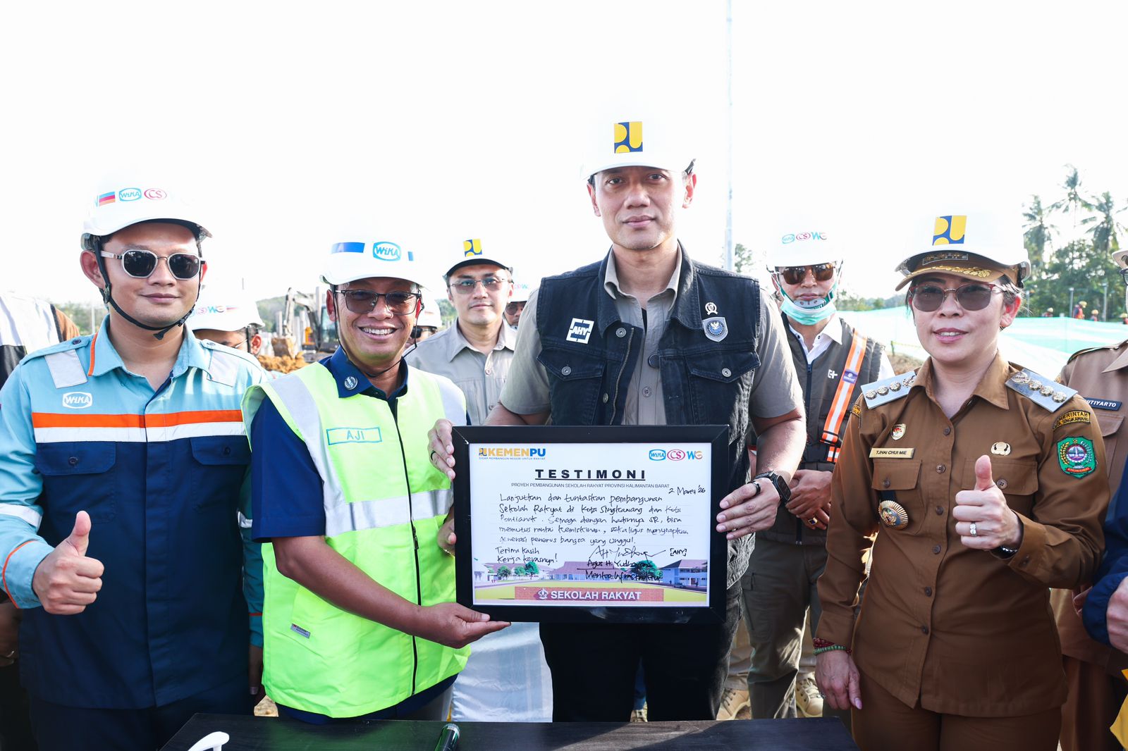 Cek Langsung Pembangunan Sekolah Rakyat di Singkawang, Menko AHY Tegaskan Penguatan Infrastruktur Pendidikan