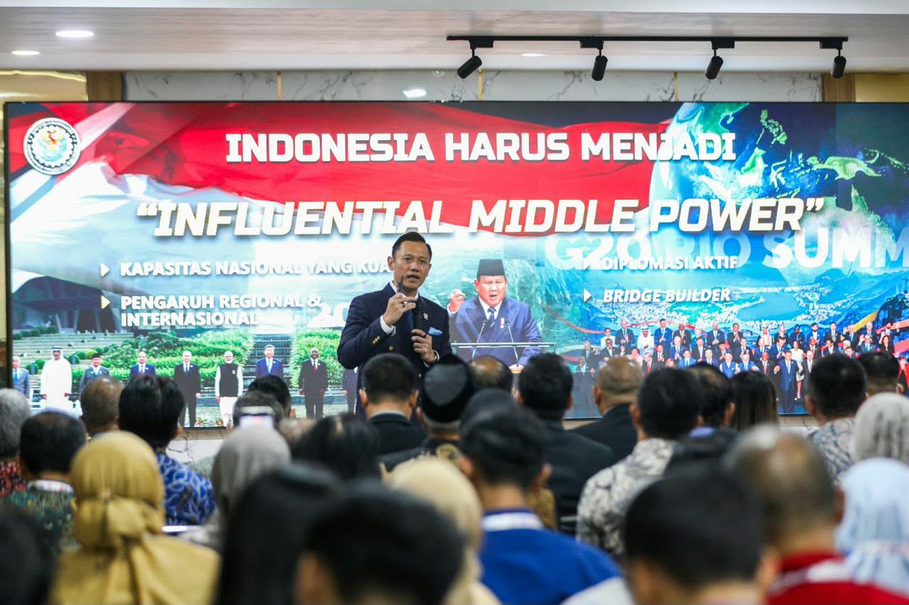 Menko AHY: Kedaulatan Bangsa Harus Ditopang Infrastruktur dan Ketahanan Nasional yang Kuat